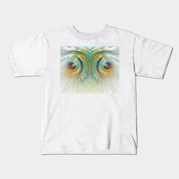 Those staring eyes Kids T-Shirt by Coveante